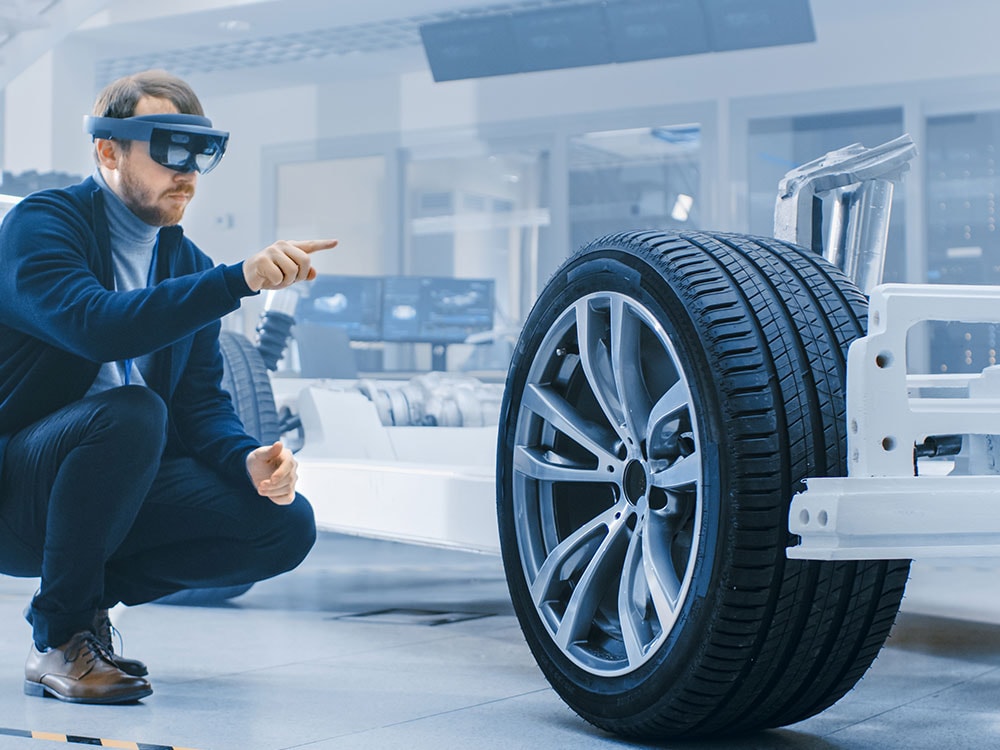 automobile manufacturing vr image