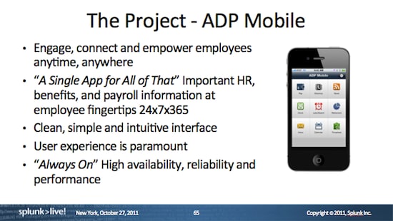 ADP Mobile project delivers an "always-on" mobile environment