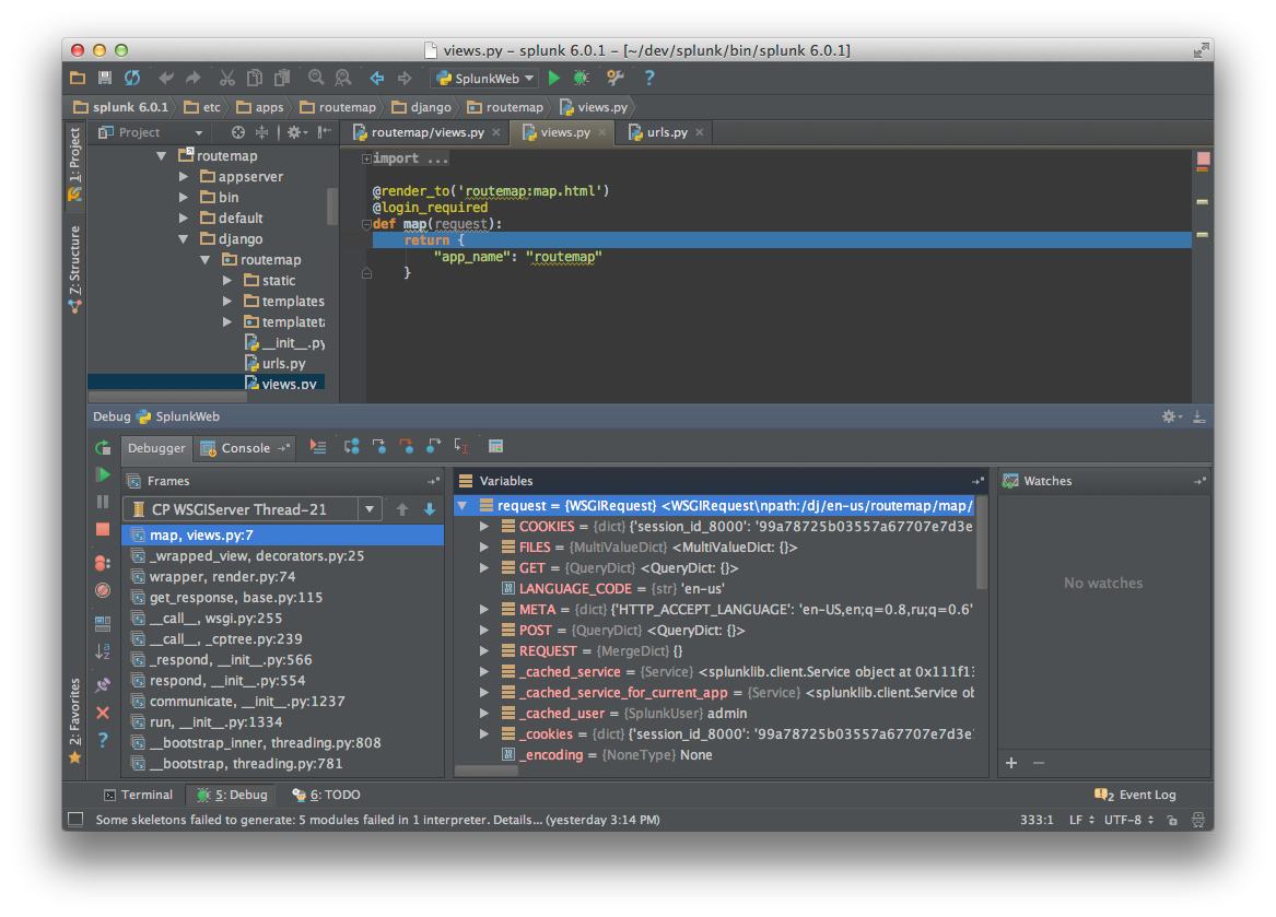 PyCharm Run/Debug Configurations