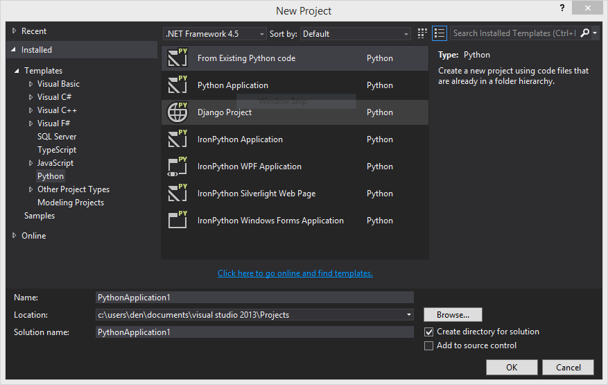 From Existing Python Code