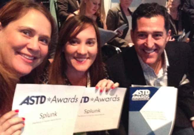 Splunk ASTD award recipients