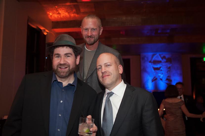 (Left to Right) David Carasso, Splunk co-founder Erik Swan, and Michael Wilde