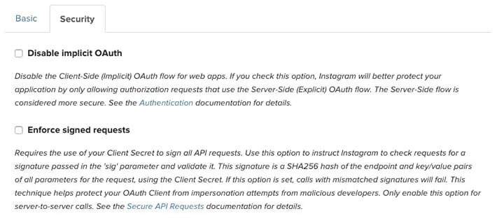 Instagram Auth