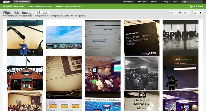 Splunk Instagram