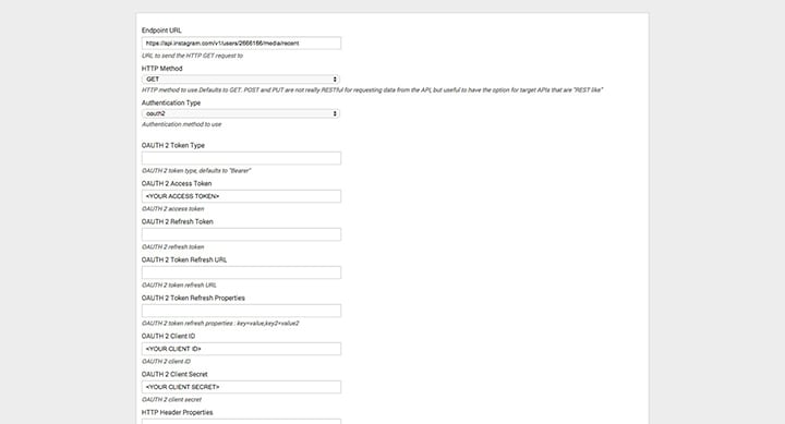 Splunk Instagram Input