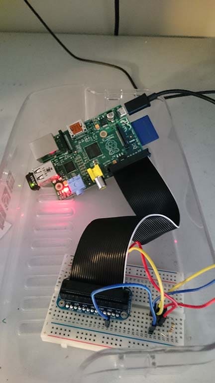 Raspberry Pi temperature sensor
