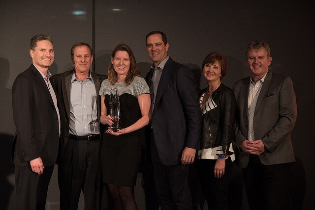 (L to R): Denny Trevett, VP Global ISV & Technology Partners, Cisco; Steve Sommer, CMO, Splunk; Friea Berg, Strategic Aliances, Splunk; Chuck Robbins, CEO, Cisco; Wendy Bahr, SVP, Global Partner Organization, Cisco; Chris Dedicoat, EVP, Worldwide Sales, Cisco