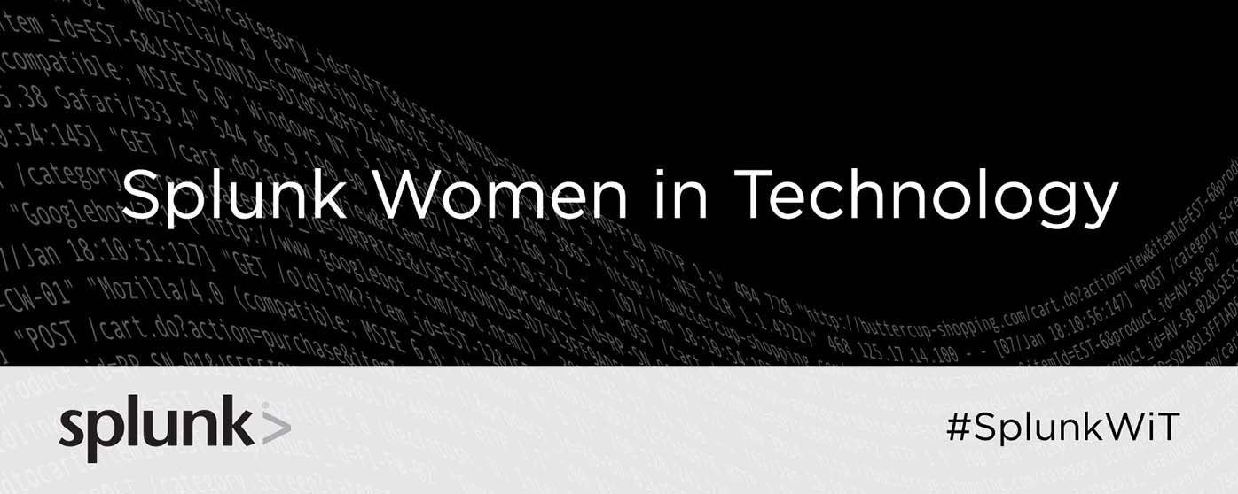Splunk Women in Technology banner