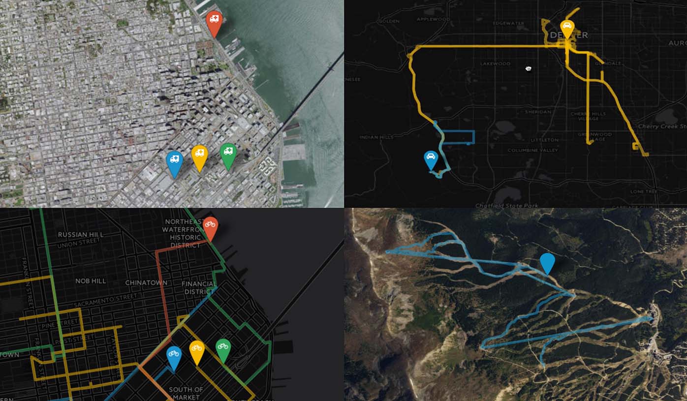Location Tracker maps