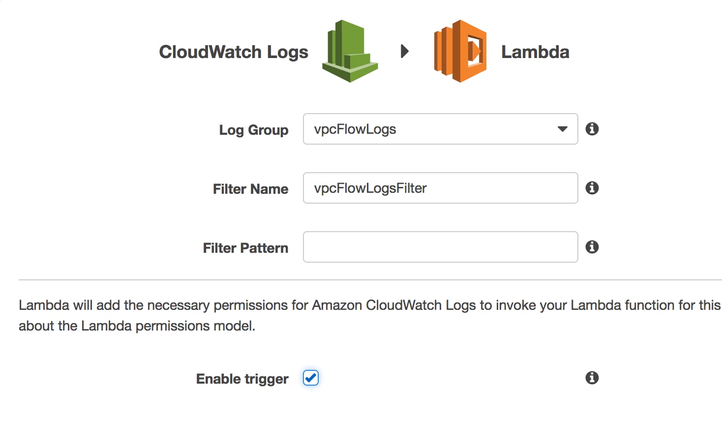 Add trigger for Lambda function