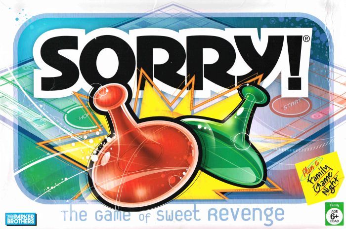 The Blame Game is similar to the game Sorry!, except there’s no clear winner and no one apologizes.