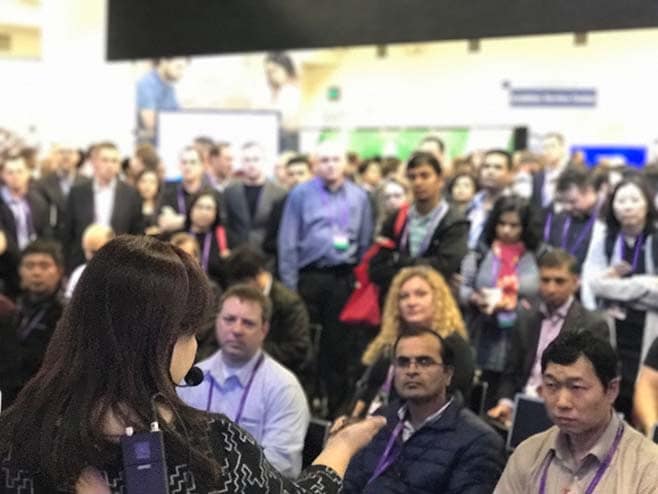 RSA crowd Haiyan Song speaking