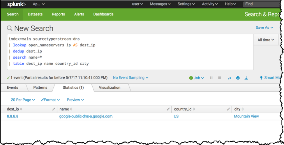 splunk lookup