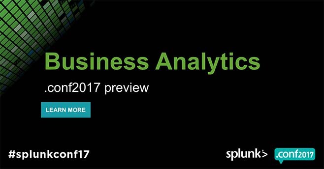 slide Splunk Business Analytics preview