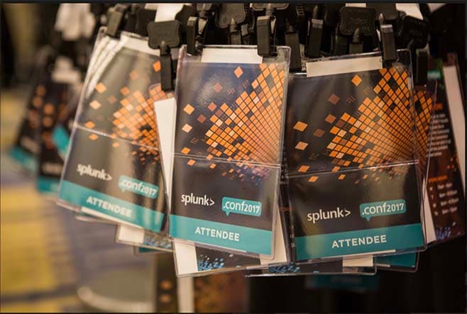 Splunk conf 2017 badges