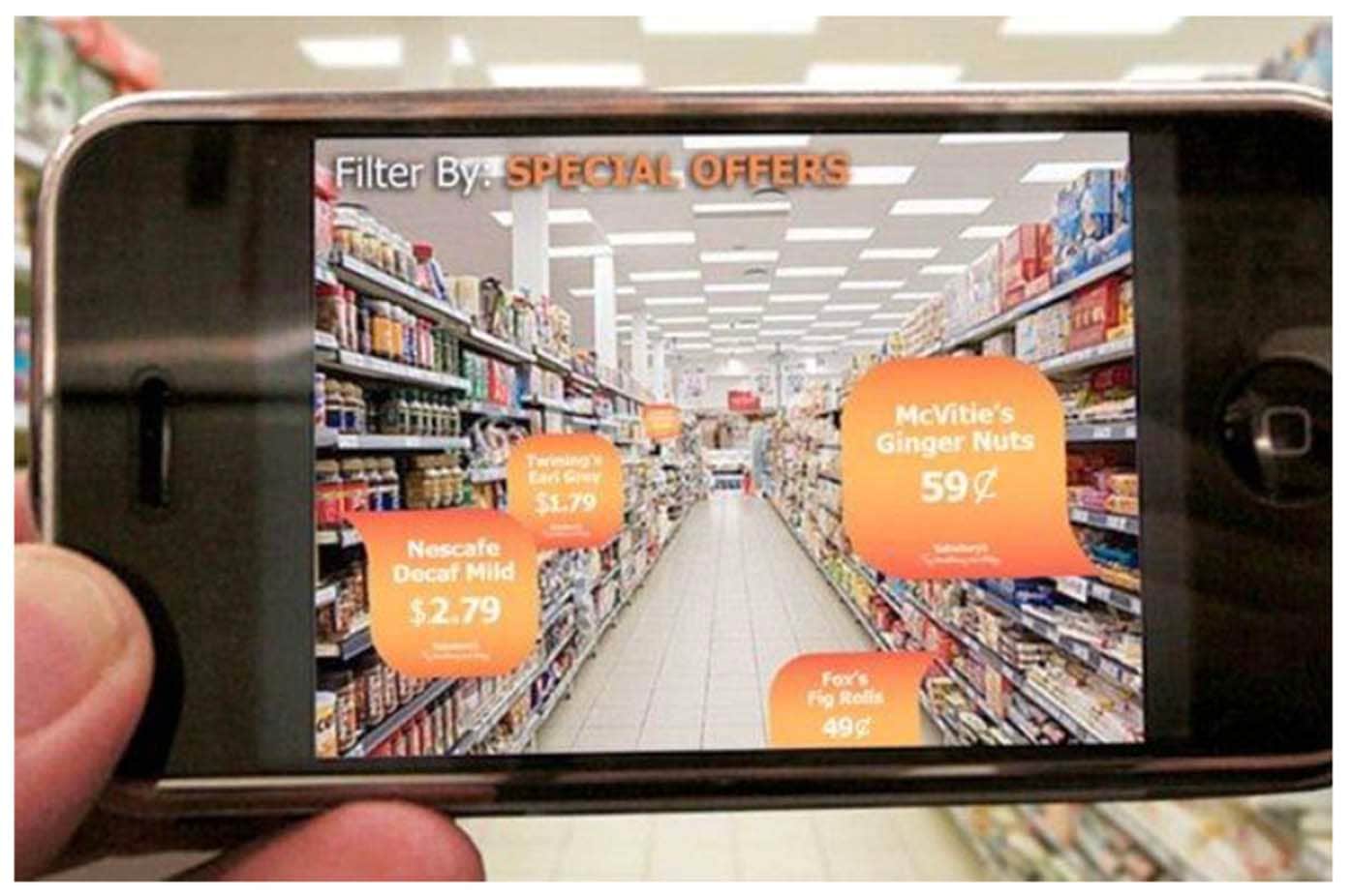 phone augmented retail experience