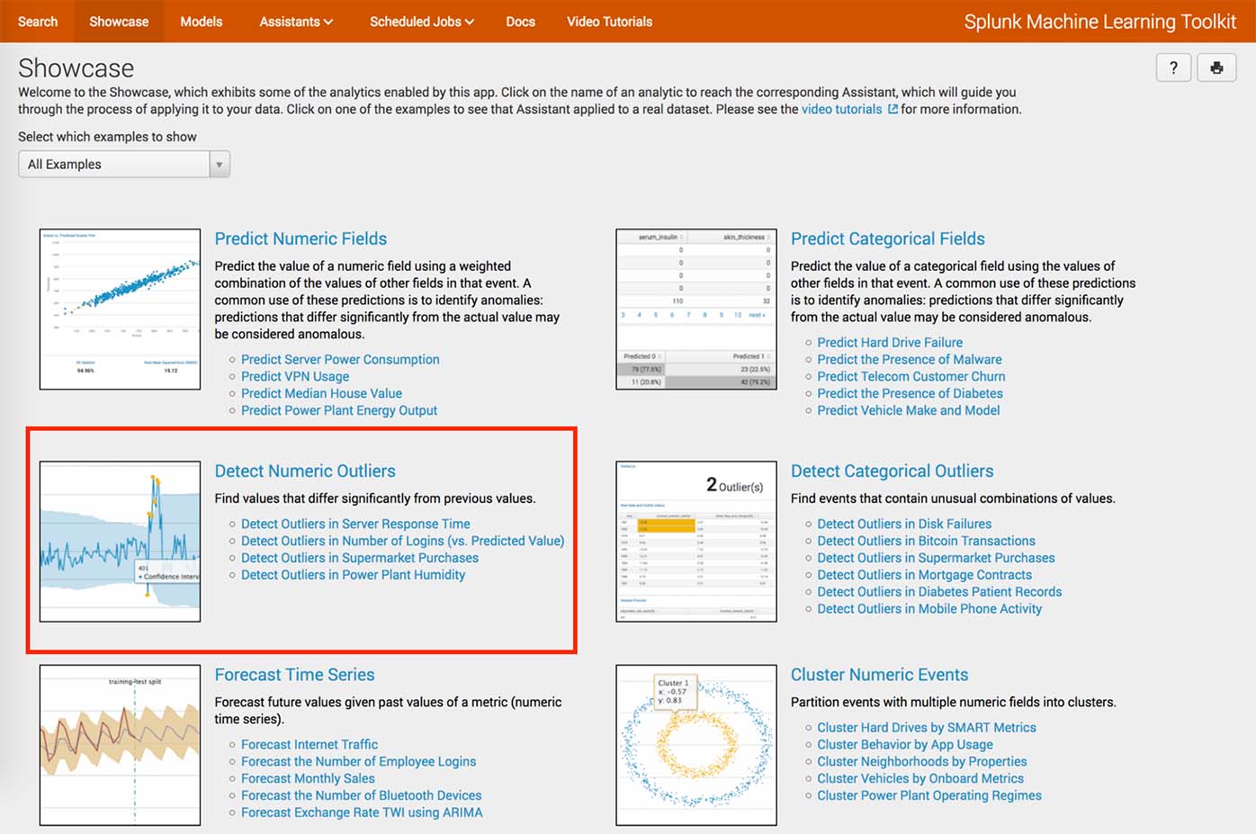 Splunk Showcase Detect Numeric Outliers