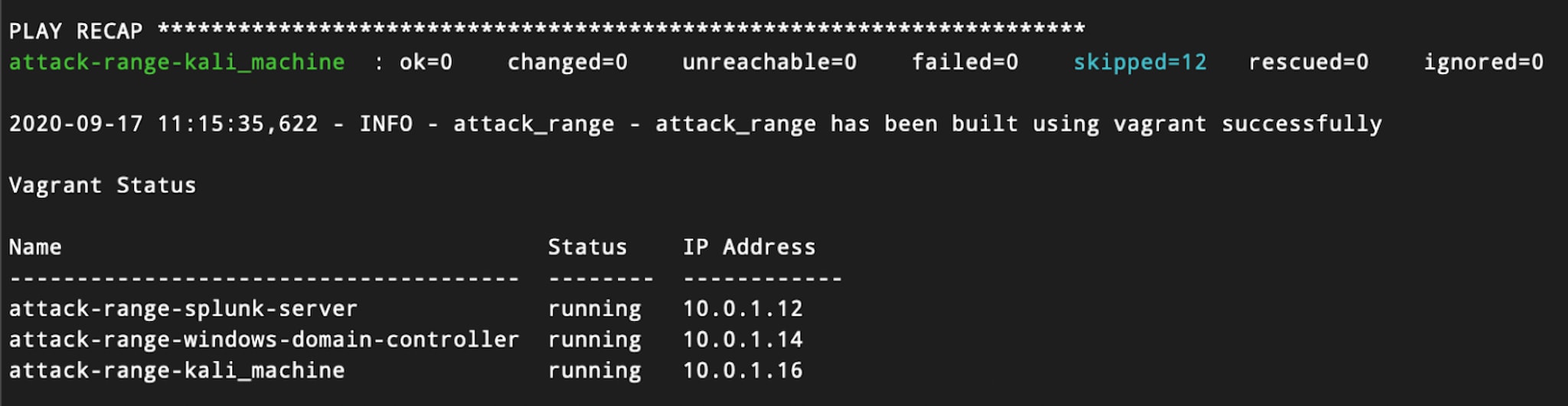 Detecting CVE-2020-1472 using Splunk Attack Range