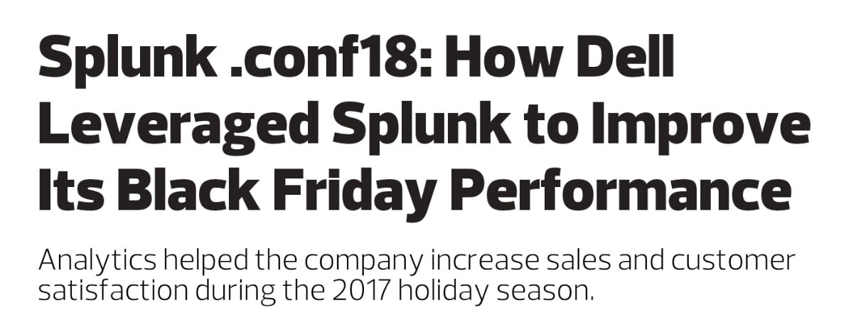 Happy Black Friday Turning Data Into Retail Therapy Splunk