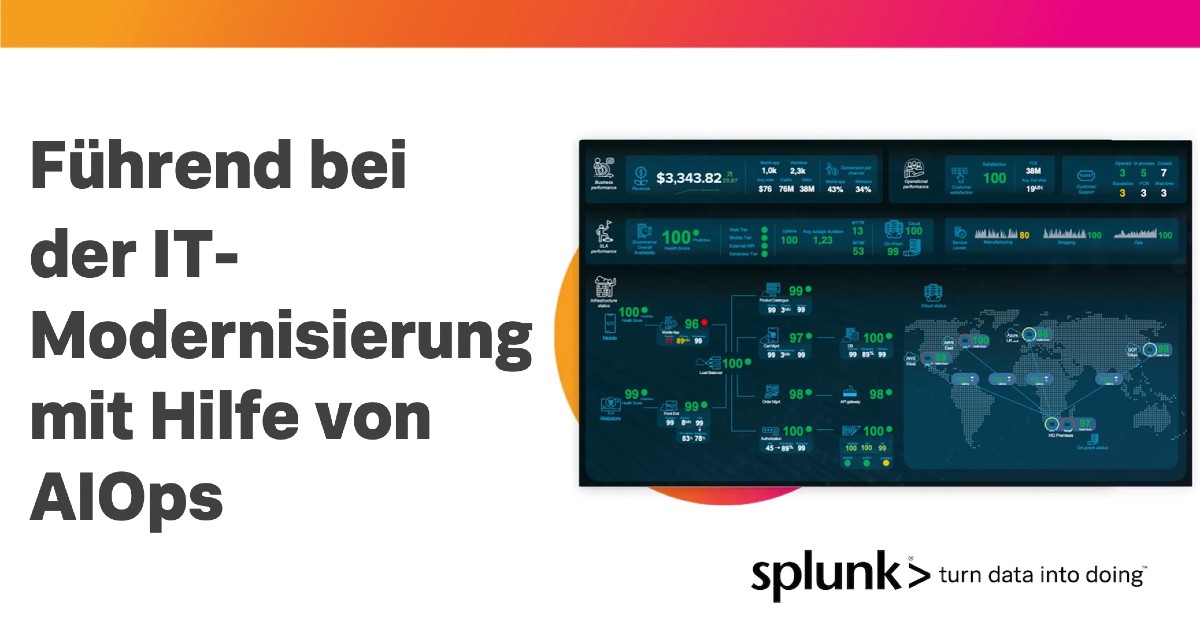 Führend bei der IT-Modernisierung mit Hilfe von AIOps