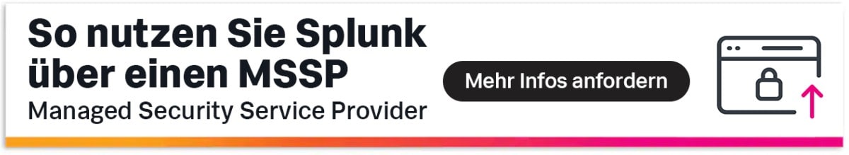 Splunk über einen MSSP nutzen