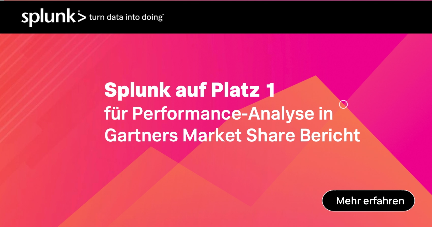 Splunk auf Platz 1 Performance-Analyse Gartner