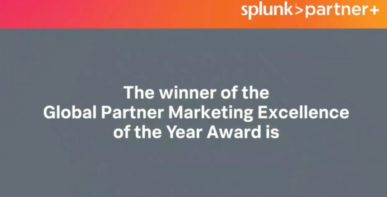 Global Partner Marketing Excellence of the Year Award