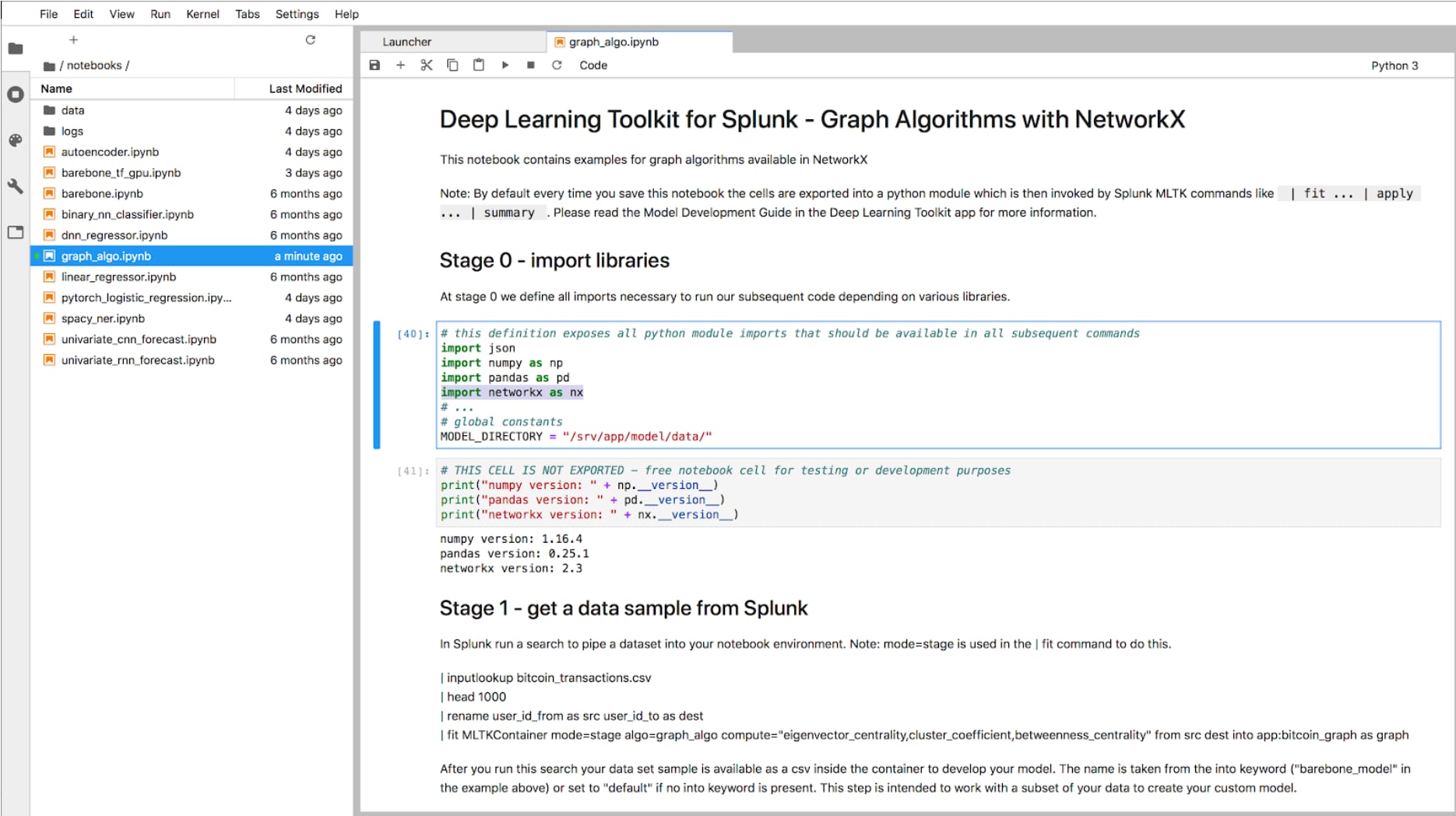 Deep Learning Toolkit for Splunk