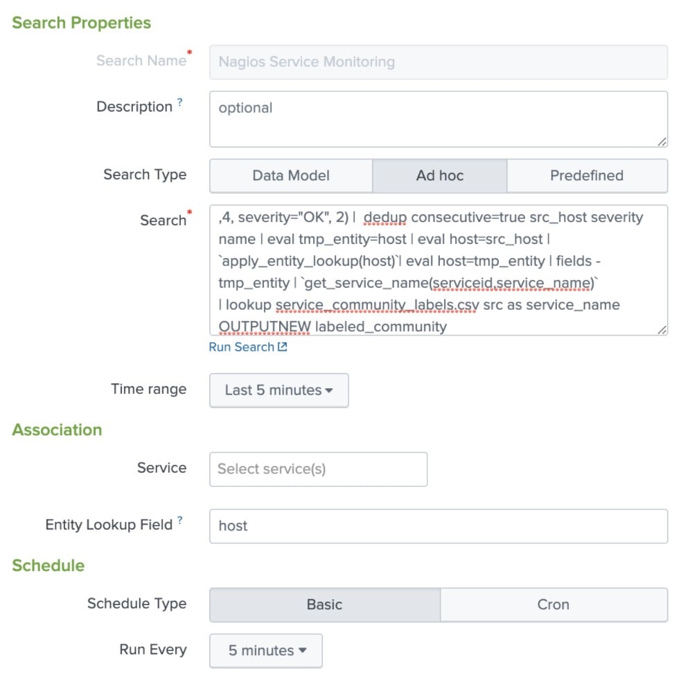 Smarter ITSI - Search properties