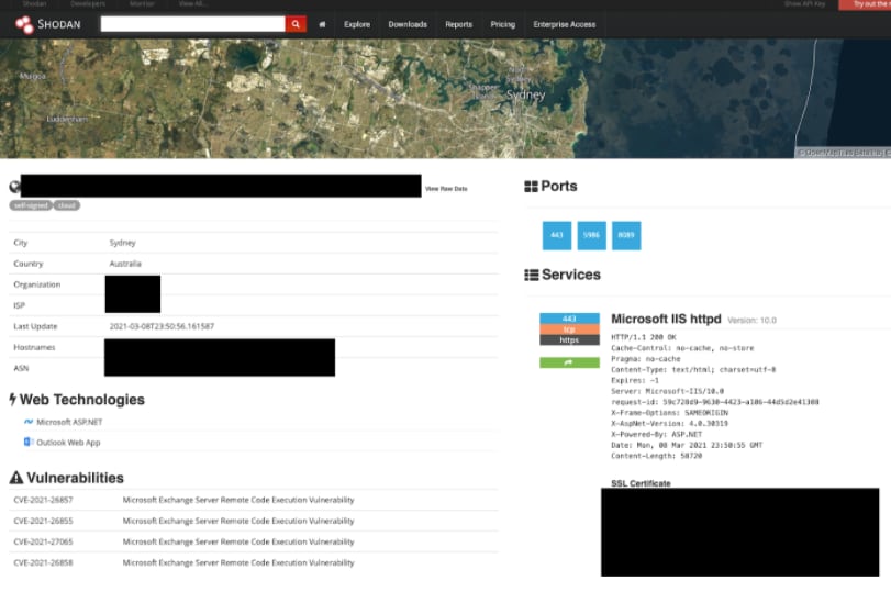 Exchange server to test our detections and it was quickly identified