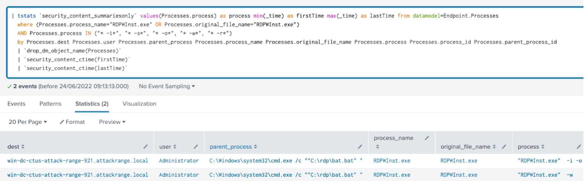 Windows Remote Service RDPWinst Tool Execution