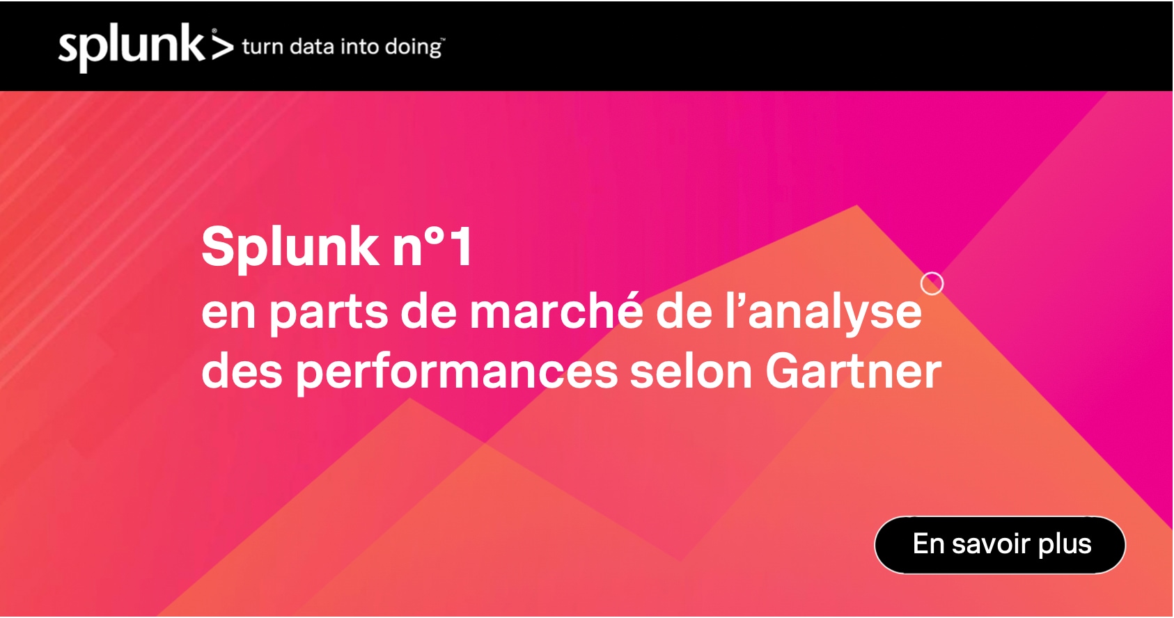 Splunk n°1 en parts de marché de l’analyse des performances Gartner 
