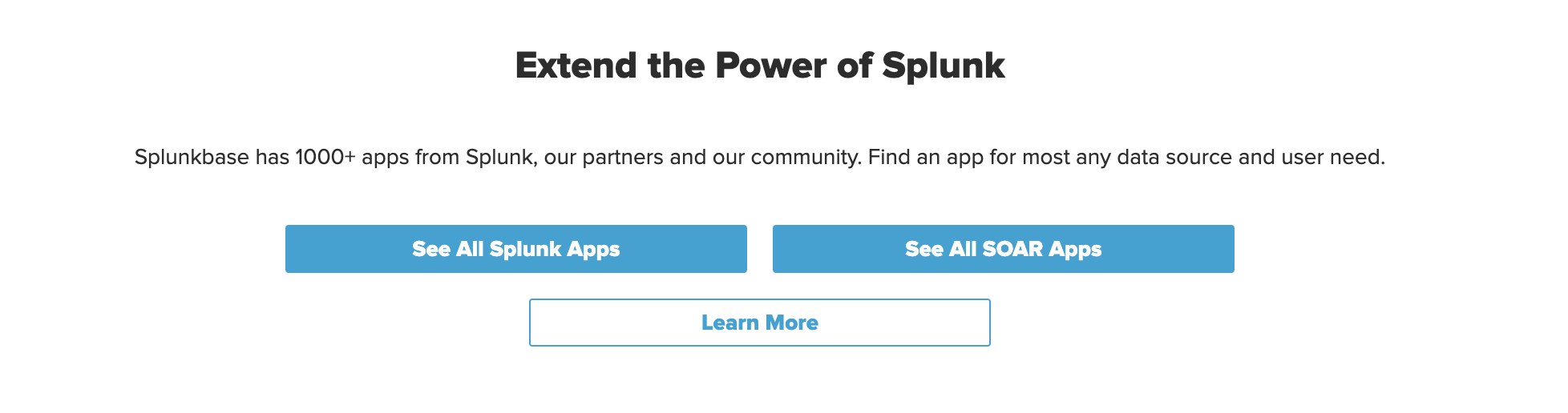Extend the Power of Splunk