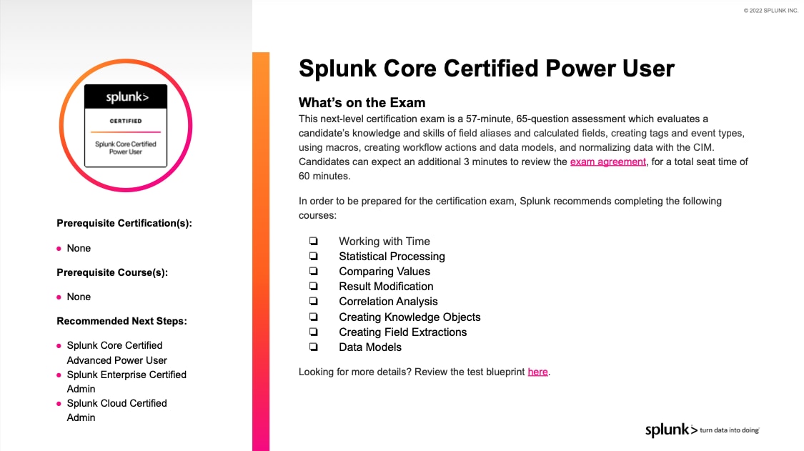 Splunk Core Certified Userの学習ガイド