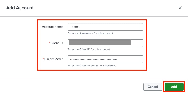 Add Account