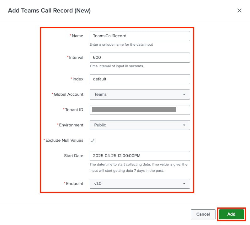Add Teams Call Record (New)