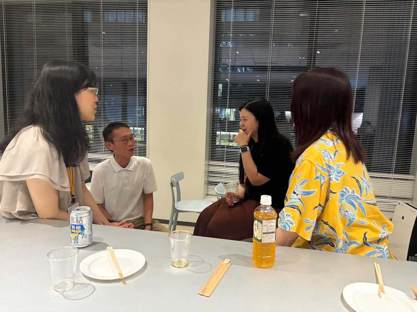 Scene from networking session 8