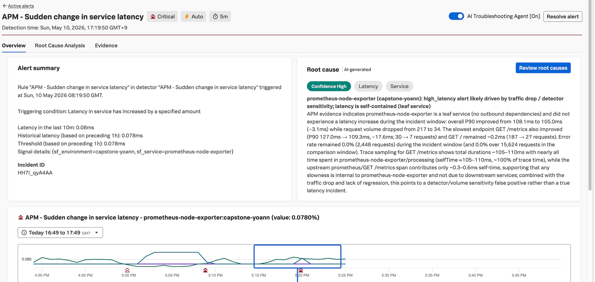 AI troubleshooting agent