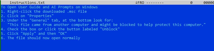 A blue screen with white text AI-generated content may be incorrect.