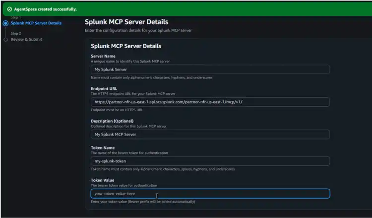 Splunk MCP Server Details