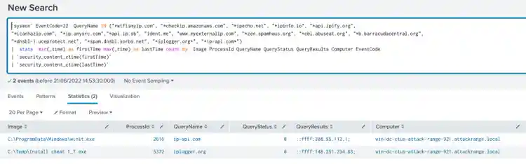 Windows Gather Victim Network Info Through IP Check Web Services