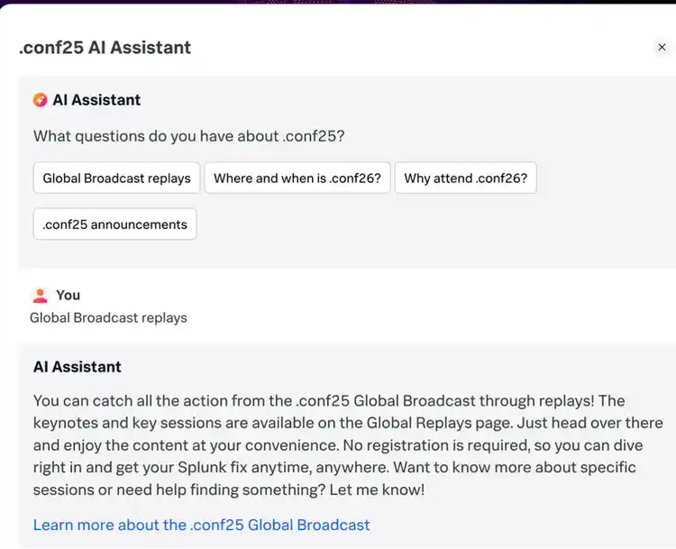 Splunk AI Assistant