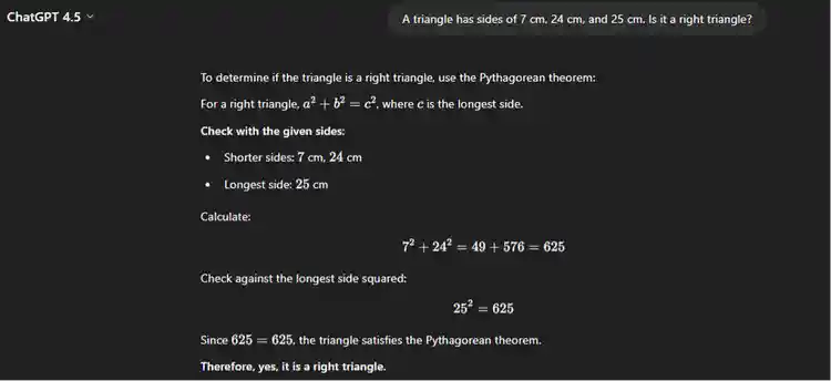 GPT-4.5の回答