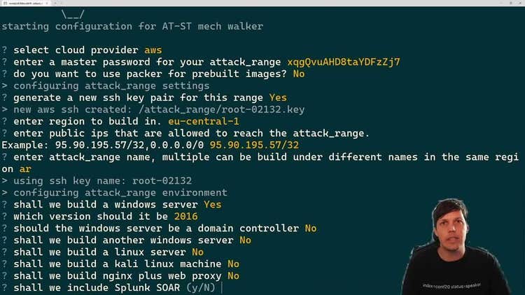 Splunk Attack Range紹介ビデオ