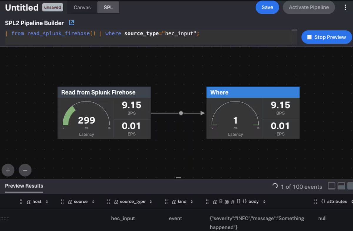 Data Stream Processor 1.1 - HTTPイベントコレクタ(HEC)を使用する | Splunk
