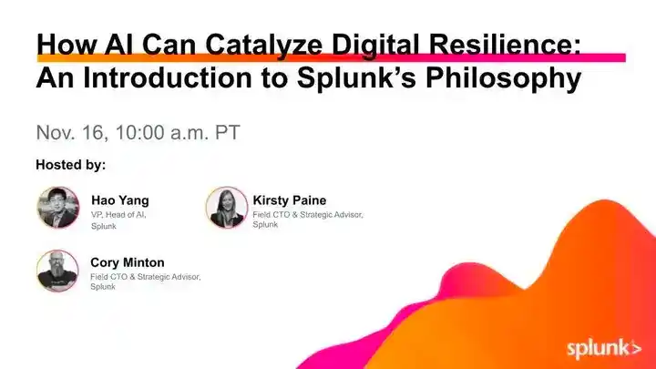 AIがデジタルレジリエンスにもたらす作用とSplunkの理念