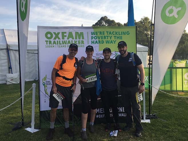 Splunk ANZ Oxfam Trailwalker team