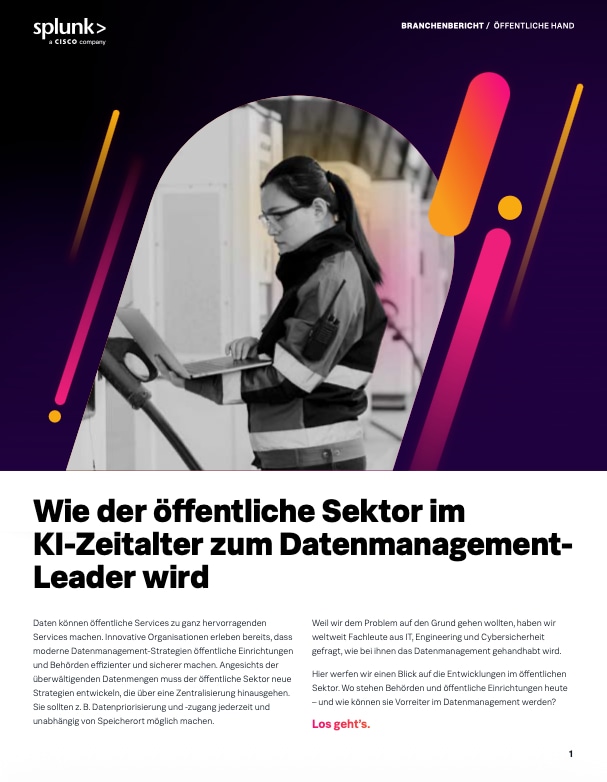 Wie der öffentliche Sektor imKI-Zeitalter zum Datenmanagement-Leader wird 