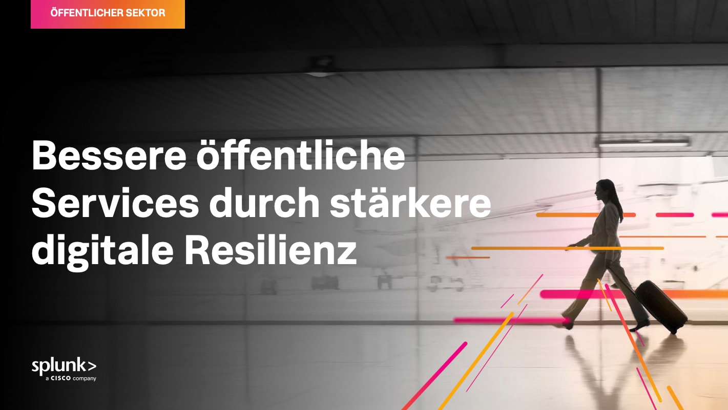 Bessere öffentliche Services durch stärkere digitale Resilienz