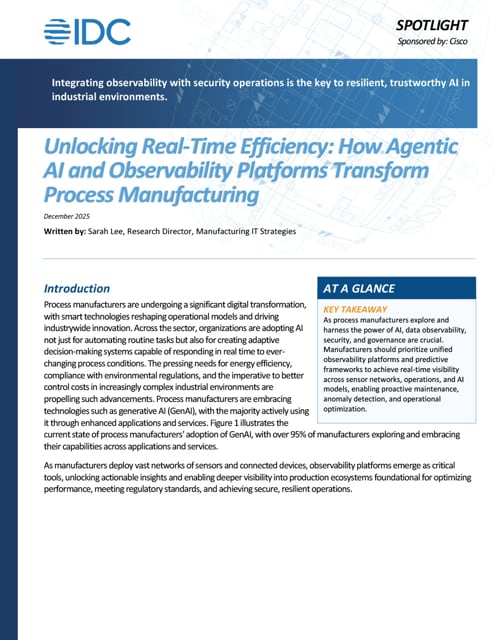 Download the IDC Spotlight: Agentic AI & Observability